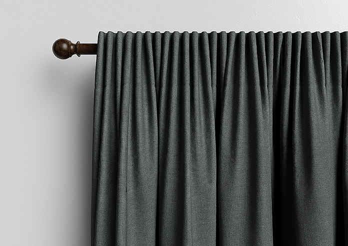 Melrose (Blackout), Lead Grey - Made to Measure Curtains - Image 10